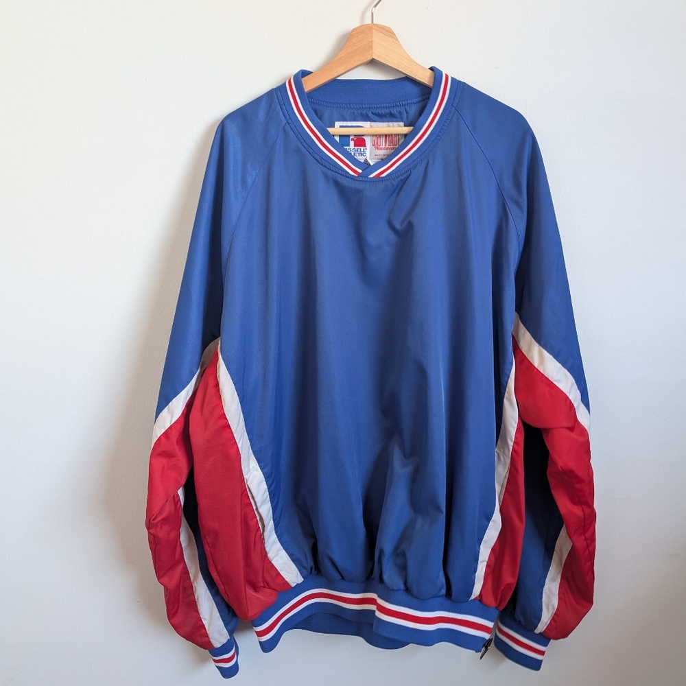 Vintage Russell Athletic Lightweight Windwear Nylon Windbreaker Men's XL